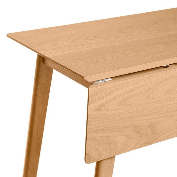 Mesa Abatible NYTTIG 120x50(75) cm Comedor, Madera Natural - Vackart Mesa Abatible NYTTIG 120x50(75) cm Comedor, Madera Natural - Vackart