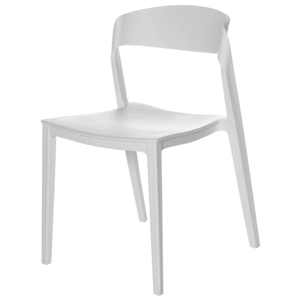 Silla ÉLIA, Polipropileno Blanco - Vackart