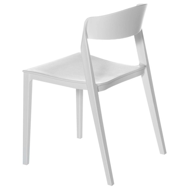 Silla ÉLIA, Polipropileno Blanco - Vackart Silla ÉLIA, Polipropileno Blanco - Vackart