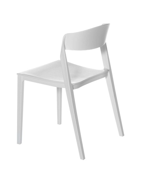 Silla ÉLIA, Polipropileno Blanco - Vackart