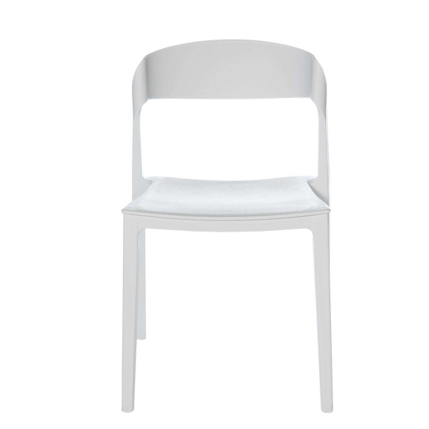 Silla ÉLIA, Polipropileno Blanco - Vackart Silla ÉLIA, Polipropileno Blanco - Vackart