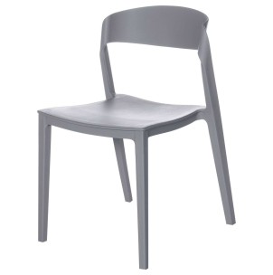 Silla ÉLIA, Polipropileno Gris - Vackart. La más exclusiva selección de sillas de diseño en Vackart, tu tienda de diseño online.
