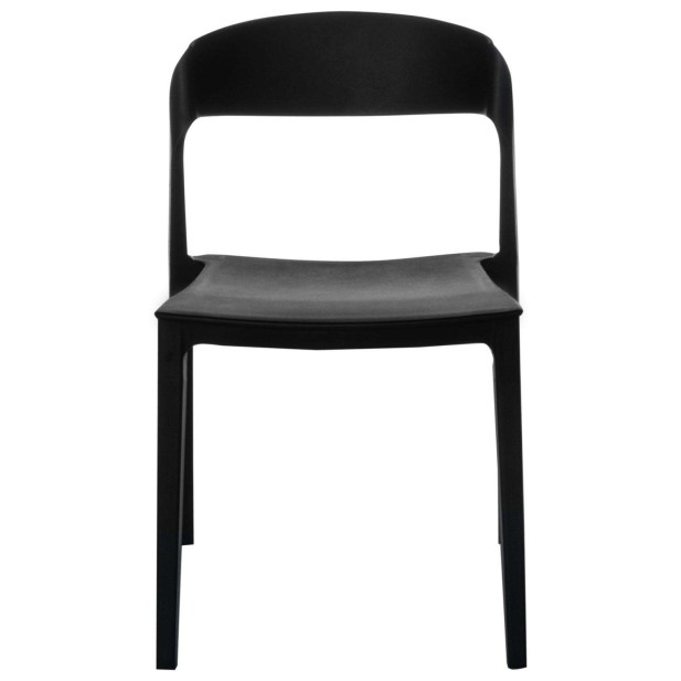 Silla ÉLIA, Polipropileno Negro - Vackart Silla ÉLIA, Polipropileno Negro - Vackart