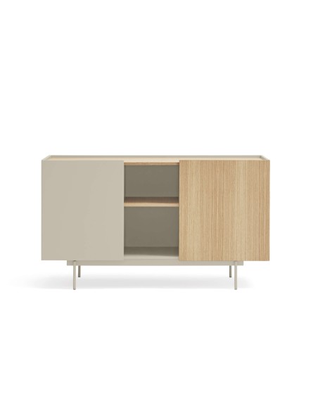 Aparador OTTO 130x45 cm, DM Arena / Roble Natural - Teulat. Vackart