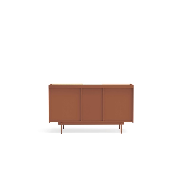 Aparador OTTO 130x45 cm, DM Teja / Roble Natural - Teulat. Vackart Aparador OTTO 130x45 cm, DM Teja / Roble Natural - Teulat. Vackart