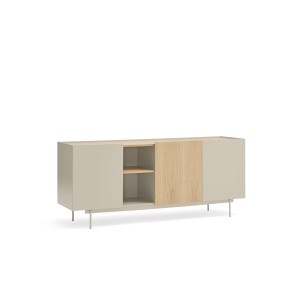 Aparador OTTO 180x45 cm, DM Arena / Roble Natural - Teulat 2