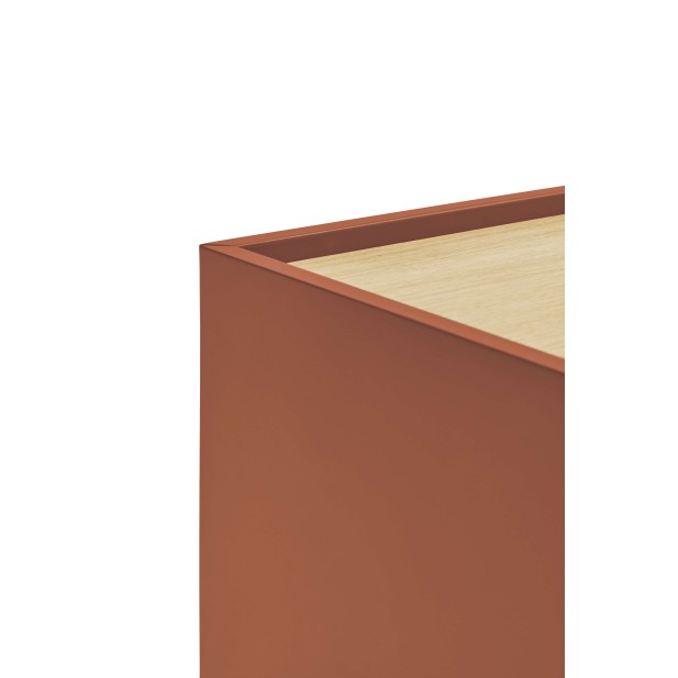 Aparador OTTO 180x45 cm, DM Teja / Roble Natural - Teulat. Vackart