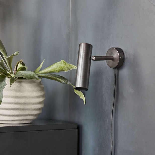 Aplique HDNorm, Metal Negro Antiguo - House Doctor. Vackart