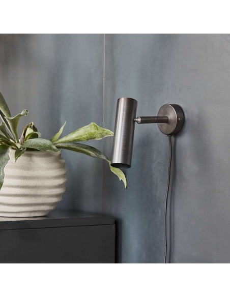 Aplique HDNorm, Metal Negro Antiguo - House Doctor. Vackart