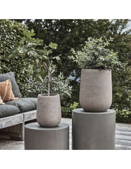 Set 2 Macetas HDArdo, Cemento Natural - House Doctor. Vackart