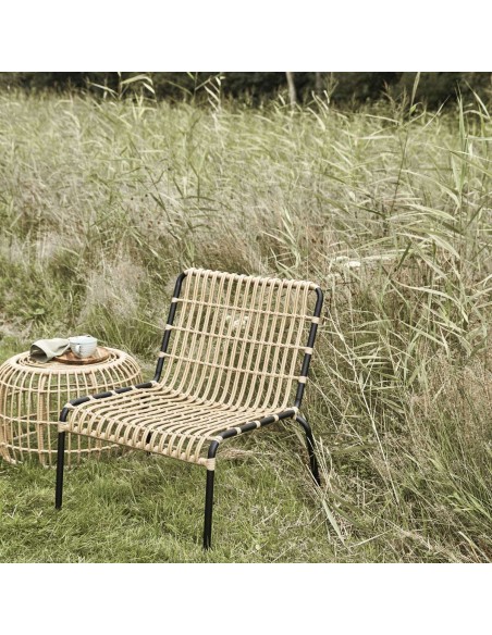 Butaca HDLoka, Ratán Sintético / Metal - House Doctor. Vackart