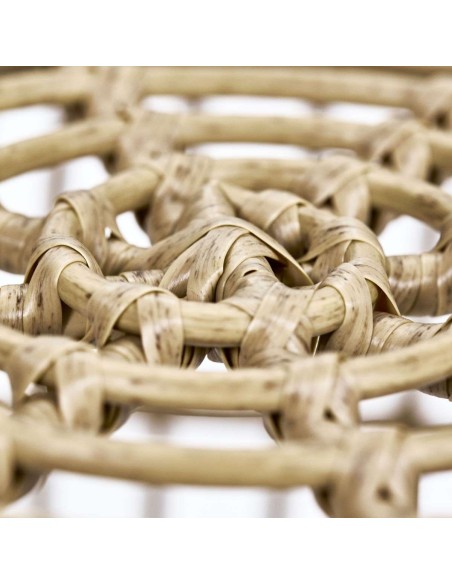 Mesa de Centro HDLoka, Ratán Sintético Natural - House Doctor. Vackart