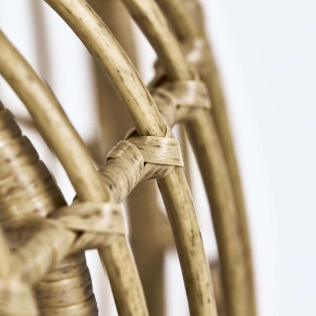 Mesa de Centro HDLoka, Ratán Sintético Natural - House Doctor. Vackart