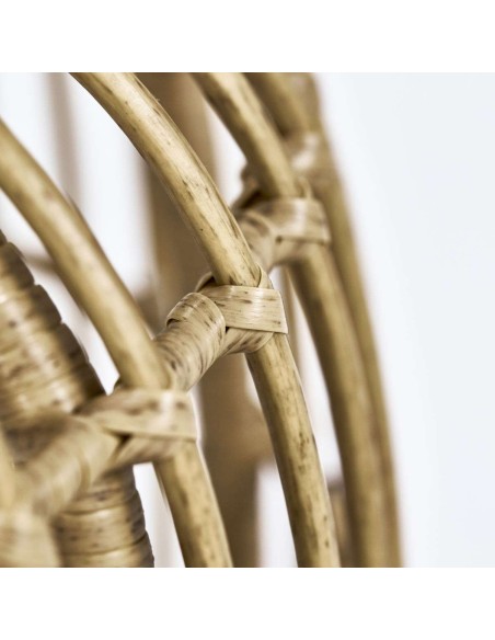 Mesa de Centro HDLoka, Ratán Sintético Natural - House Doctor. Vackart