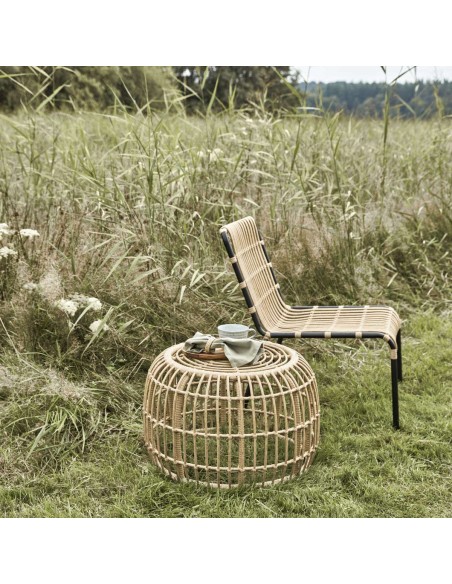 Mesa de Centro HDLoka, Ratán Sintético Natural - House Doctor. Vackart