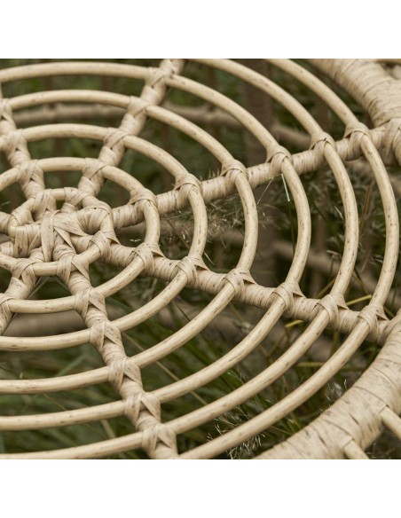 Mesa de Centro HDLoka, Ratán Sintético Natural - House Doctor. Vackart