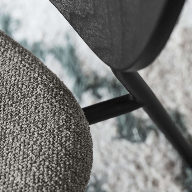 Sillón HDLonga, Madera / Textil Marrón - House Doctor. Vackart