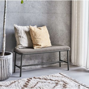 Banco HDToda, Textil Marrón / Metal - House Doctor. Vackart 2