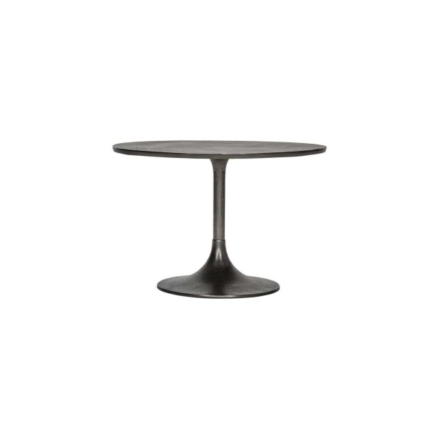 Mesa de Centro HDPan Ø61 cm, Metal Negro - House Doctor. Vackart