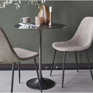 Mesa HDPan Ø61 cm, de Comedor / Metal Negro - House Doctor. Vackart 2