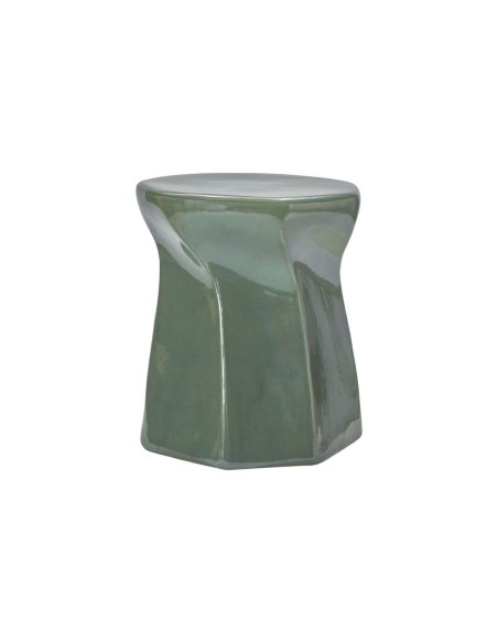 Taburete Bajo HDLapo, Cerámica Verde - House Doctor. Vackart