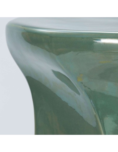 Taburete Bajo HDLapo, Cerámica Verde - House Doctor. Vackart