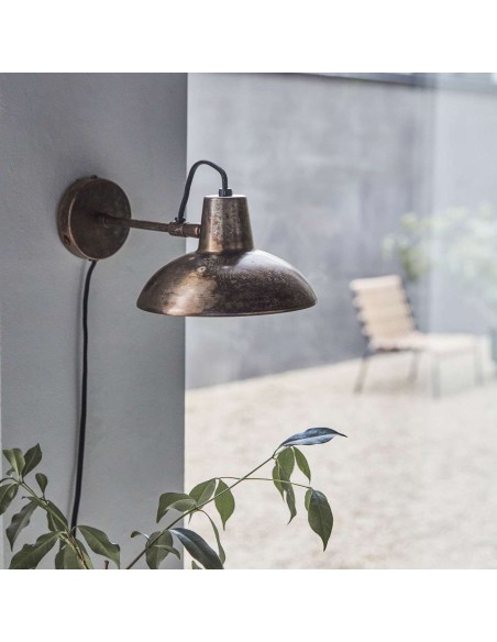 Aplique HDDesk Ø18 cm, Metal Marrón Antiguo - House Doctor. Vackart