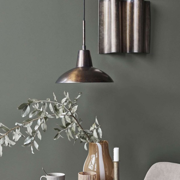 Lámpara de Techo HDDesk, Metal Marrón Antiguo - House Doctor. Vackart