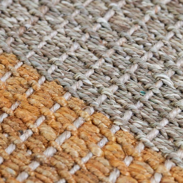 Alfombra HDTrap 140x70 cm, Yute Dorado - House Doctor. Vackart