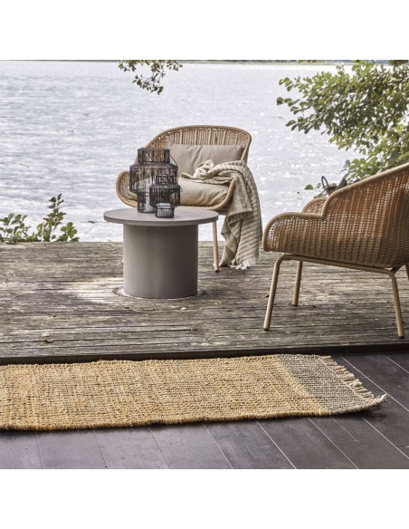 Alfombra HDTrap 140x70 cm, Yute Dorado - House Doctor. Vackart