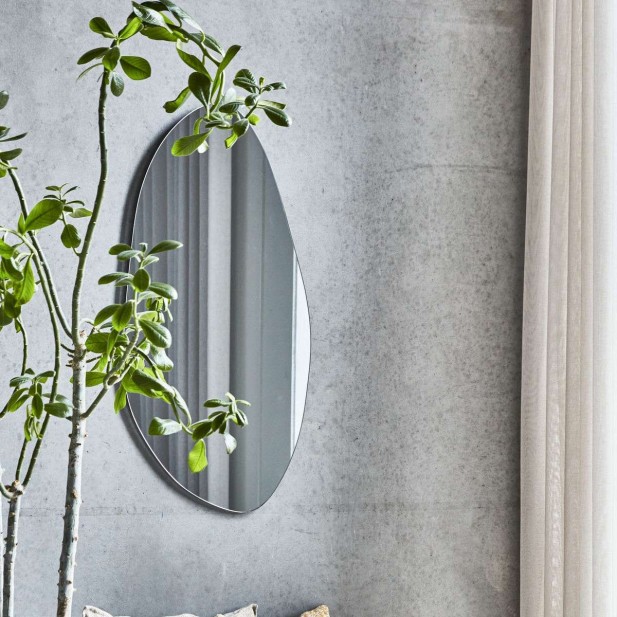 Espejo de Pared HDPeme 100x50 cm, Claro - House Doctor. Vackart