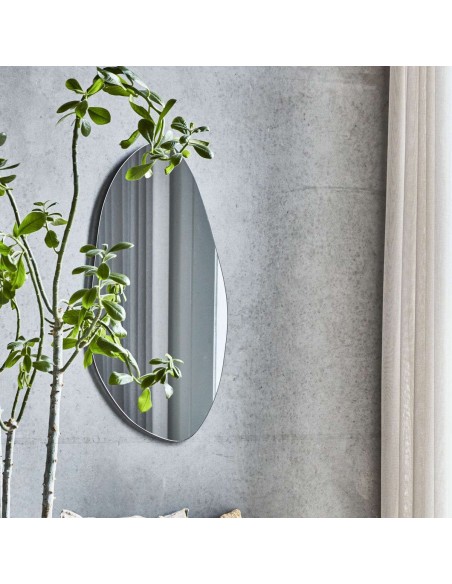 Espejo de Pared HDPeme 100x50 cm, Claro - House Doctor. Vackart