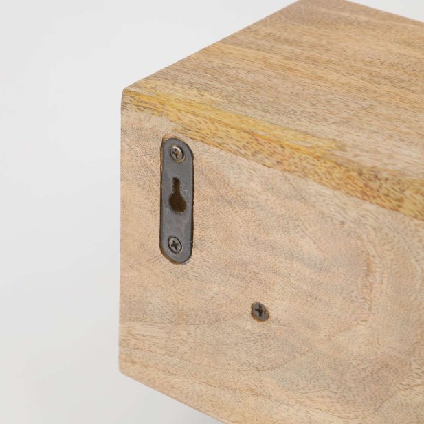 Perchero de Pared HDSate 5 Perchas, Natural - House Doctor. Vackart