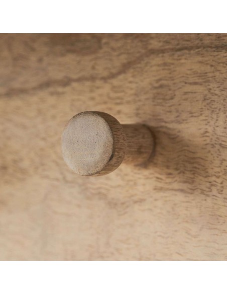 Perchero de Pared HDSate 5 Perchas, Natural - House Doctor. Vackart