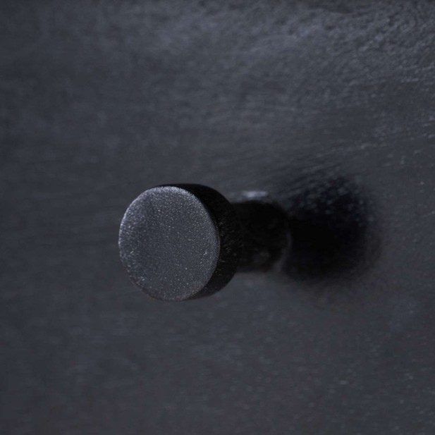 Perchero de Pared HDSate 5 Perchas, Negro - House Doctor. Vackart