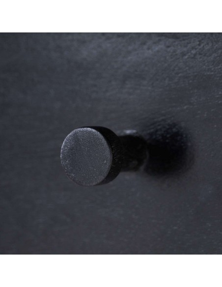 Perchero de Pared HDSate 5 Perchas, Negro - House Doctor. Vackart