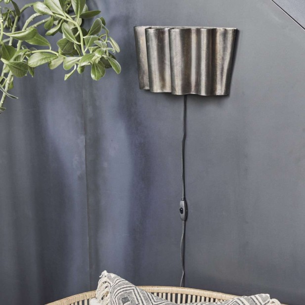 Aplique HDFlola 36x19 cm, Latón Antiguo - House Doctor. Vackart