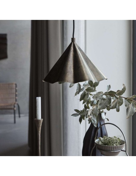 Lámpara de Techo HDFlola 30x18 cm, Latón Antiguo - House Doctor. Vackart