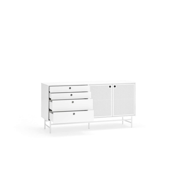 Aparador PUNTO 150x47 cm, Blanco - Teulat. Vackart Aparador PUNTO 150x47 cm, Blanco - Teulat. Vackart