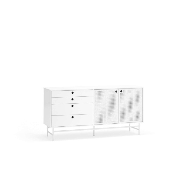 Aparador PUNTO 150x47 cm, Blanco - Teulat. Vackart Aparador PUNTO 150x47 cm, Blanco - Teulat. Vackart
