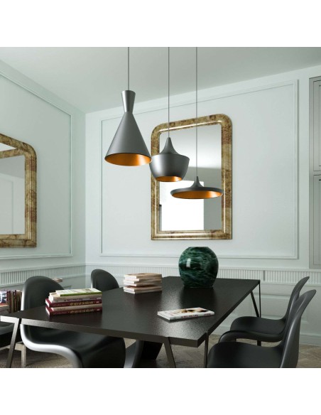 Lámpara TERD Acero Negro