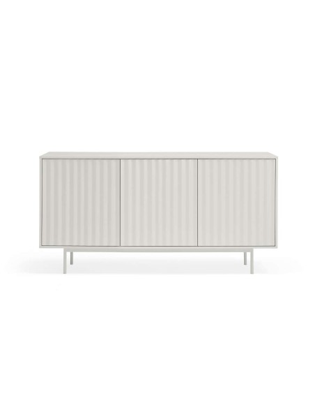 Aparador SIERRA 159x47 cm, DM Blanco / Metal - Teulat. Vackart