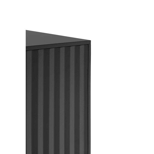 Aparador SIERRA 211x47 cm, DM / Metal Negro - Teulat. Vackart