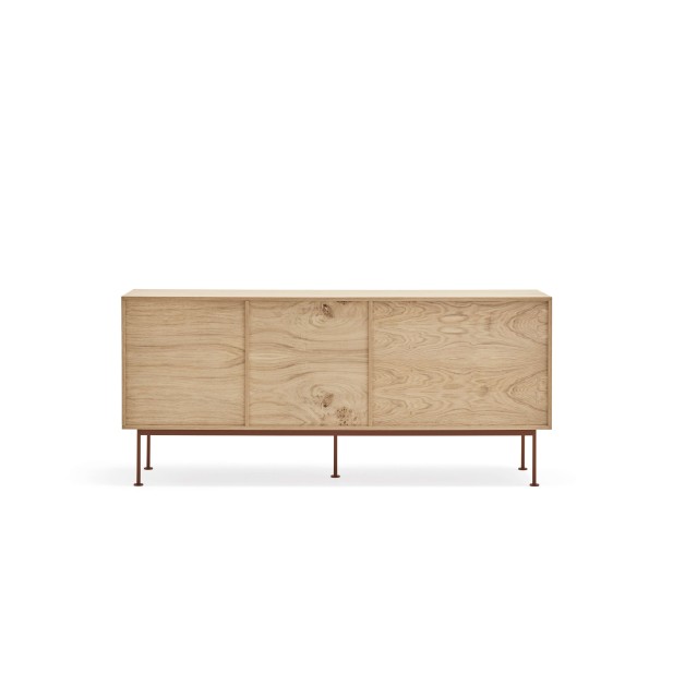 Aparador YOKO 180x45 cm, DM Teja / Roble - Teulat. Vackart