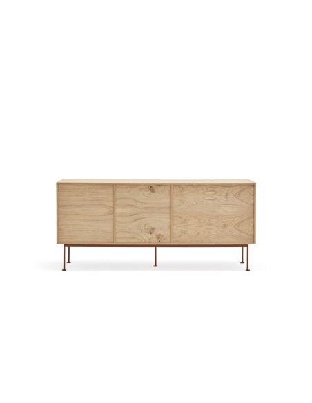 Aparador YOKO 180x45 cm, DM Teja / Roble - Teulat. Vackart