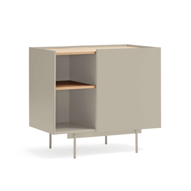 Cómoda OTTO 88x48 cm, DM Arena / Chapa Natural - Teulat. Vackart