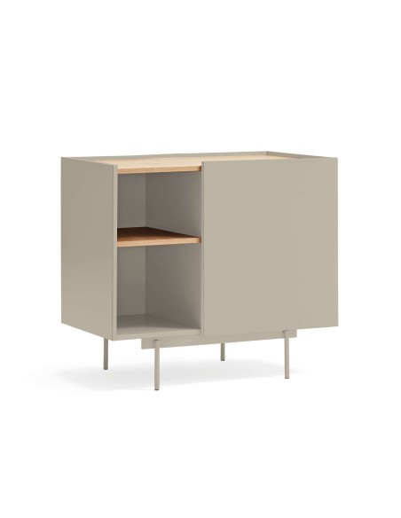 Cómoda OTTO 88x48 cm, DM Arena / Chapa Natural - Teulat. Vackart