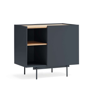 Cómoda OTTO 88x48 cm, DM Gris Antracita / Natural - Teulat. Vackart 2