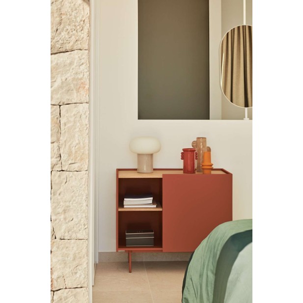 Cómoda OTTO 88x48 cm, DM Teja / Chapa Natural - Teulat. Vackart