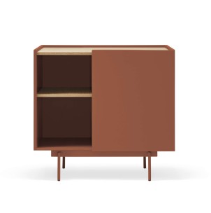 Cómoda OTTO 88x48 cm, DM Teja / Chapa Natural - Teulat. Vackart